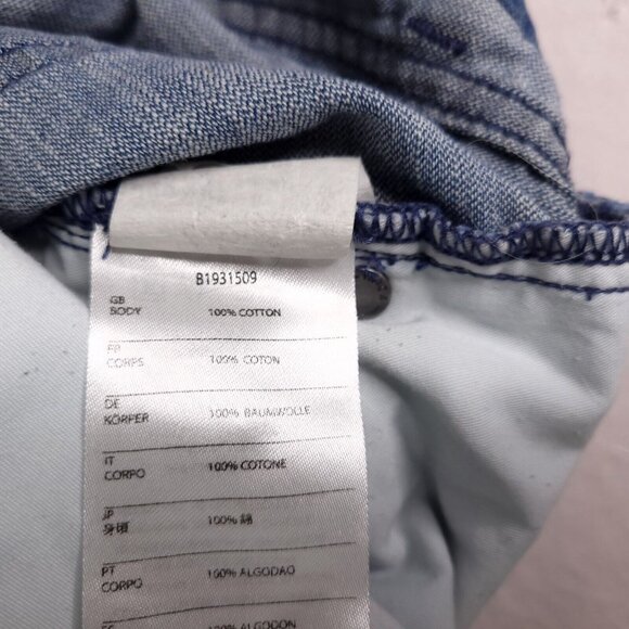 Volcom Jeans Womens Slim Slouch 11 Light Wash Destroyed Mid Rise Juniors - Picture 12 of 12